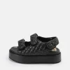 Women BUFFALO Vegan Shoes^Noa Quilt Platform Sandals Vegan