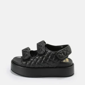 Women BUFFALO Vegan Shoes^Noa Quilt Platform Sandals Vegan