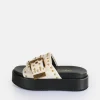 Women BUFFALO Vegan Shoes^Noa Rock Slide Platform Sandals Vegan