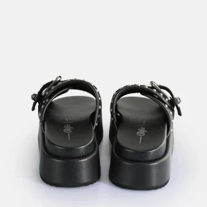 Women BUFFALO Vegan Shoes^Noa Rock Slide Platform Sandals Vegan