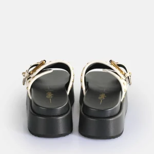 Women BUFFALO Vegan Shoes^Noa Rock Slide Platform Sandals Vegan