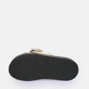 Women BUFFALO Vegan Shoes^Noa Rock Slide Platform Sandals Vegan