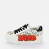 Women BUFFALO Vegan Shoes^Paired Graffiti Sneakers Low Vegan