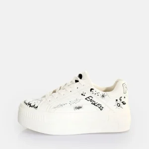 Women BUFFALO Vegan Shoes^Paired Laceup Lo Sneaker Low Vegan