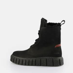 Women BUFFALO Ankle Boots^Rampa Lace Up Hi Warm Ankle Boot