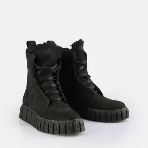 Women BUFFALO Ankle Boots^Rampa Lace Up Hi Warm Ankle Boot