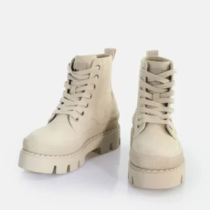 Women BUFFALO Ankle Boots^Raven Laceup Hi Ankle-Boot Vegan