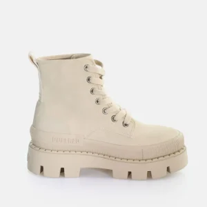Women BUFFALO Ankle Boots^Raven Laceup Hi Ankle-Boot Vegan