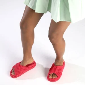 Women BUFFALO Vegan Shoes^Rey Cross Platform Slide Vegan