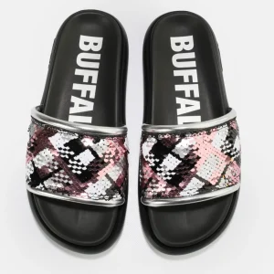 Women BUFFALO Vegan Shoes^Rey Slide Vegan