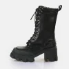Women BUFFALO Ankle Boots^Riot Lace Hi Ankle-Boot Vegan