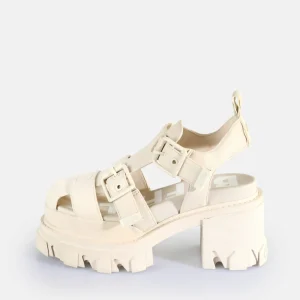 Women BUFFALO Occasion Shoes^Riot Trawl Heeled Sandals Vegan