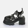 Women BUFFALO Occasion Shoes^Riot Trawl Heeled Sandals Vegan