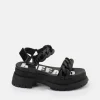 Women BUFFALO Vegan Shoes^Rude Chain Platform Sandal Vegan
