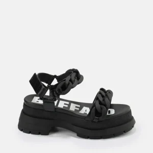 Women BUFFALO Vegan Shoes^Rude Chain Platform Sandal Vegan