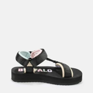 Women BUFFALO Vegan Shoes^Sage Track Platform Sandals Vegan
