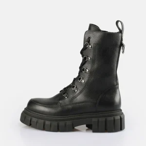 Women BUFFALO Ankle Boots^Scape Laceup Hi Warm Ankle Boot