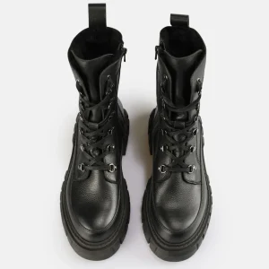 Women BUFFALO Ankle Boots^Scape Laceup Hi Warm Ankle Boot
