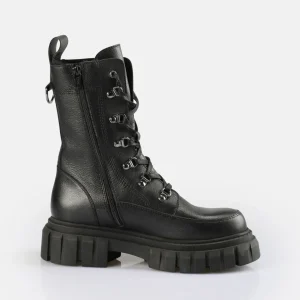 Women BUFFALO Ankle Boots^Scape Laceup Hi Warm Ankle Boot