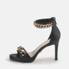 Women BUFFALO Occasion Shoes^Serena Chain High-Heel Sandal Vegan
