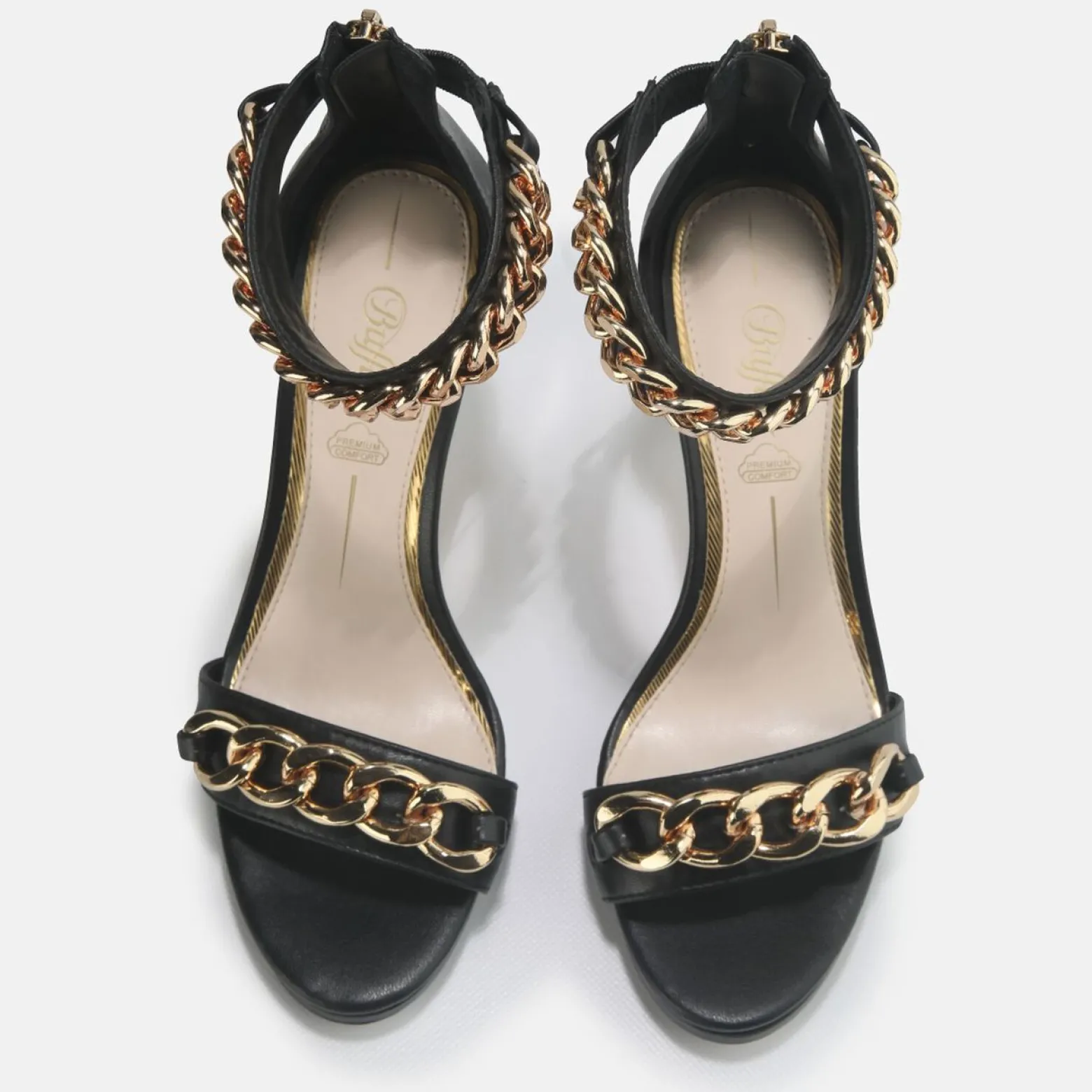 serena_chain_highheel_sandal_vegan_2.webp Women BUFFALO Occasion Shoes^Serena Chain High-Heel Sandal Vegan