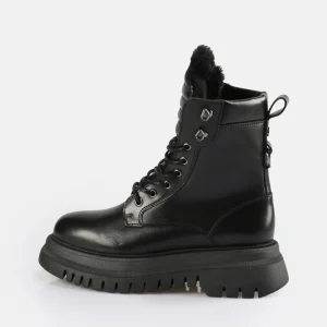 Women BUFFALO Ankle Boots^Shade Laceup Hi Warm Ankle Boot