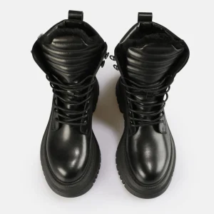 Women BUFFALO Ankle Boots^Shade Laceup Hi Warm Ankle Boot