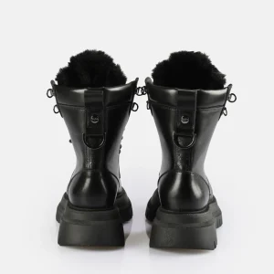 Women BUFFALO Ankle Boots^Shade Laceup Hi Warm Ankle Boot