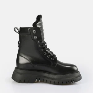 Women BUFFALO Ankle Boots^Shade Laceup Hi Warm Ankle Boot