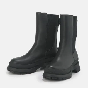 Women BUFFALO Ankle Boots^Shari Bootie Flat Vegan