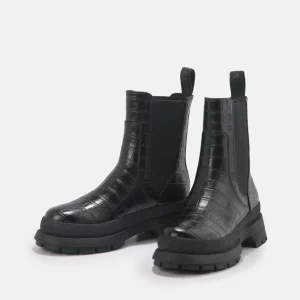 Women BUFFALO Ankle Boots^Simona Bootie Flat Vegan