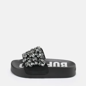 Women BUFFALO Vegan Shoes^Sky Diamond Platform Slide Vegan
