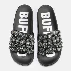 Women BUFFALO Vegan Shoes^Sky Diamond Platform Slide Vegan