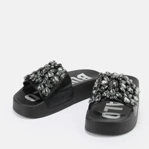 Women BUFFALO Vegan Shoes^Sky Diamond Platform Slide Vegan