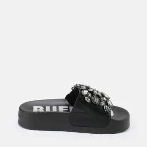 Women BUFFALO Vegan Shoes^Sky Diamond Platform Slide Vegan