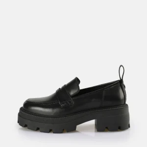 Women BUFFALO Flats^Square Loafer Shoe